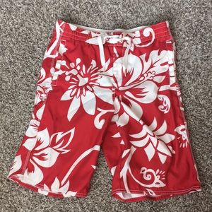 Old Navy Red Swim trunks YXL